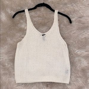 White Knot Tank Top